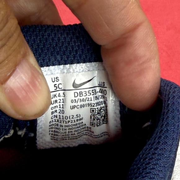 (C2) Nike Crater Impact
DB3551-400 Infant/Toddler Running Shoes, Size 5C, Blue - Picture 9 of 10